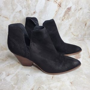 Frye Reina Cut Out Ankle Bootie Leather Sz 10